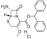 difenilmetil (6R-trans)-7-amino-3-metoksi-8-okso-5-tia-1-azabiciklo[4.2.0]okt-2-en-2-karboksilat monohidroklorid