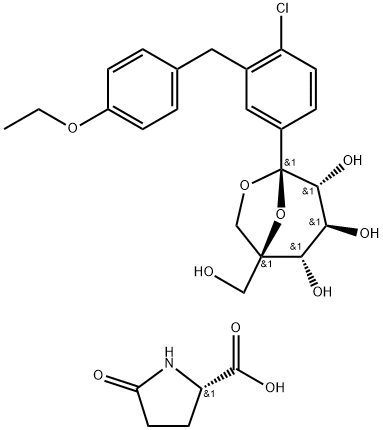 Ertugliflozin L-piroglutaminska kislina