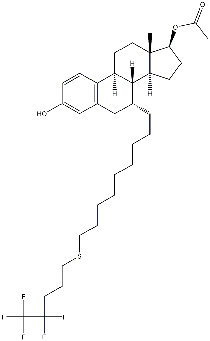 Estra-1,3,5(10)-trien-3,17-diol,7-[9-[(4,4,5,5,5-pentafluoropentil)tio]nonil]-,17-acetat, (7a ,17b)-