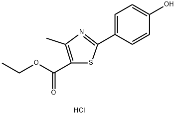 Etil 2-(4-hidroksifenil)-4-metiltiazol-5-karboksilat hidroklorid