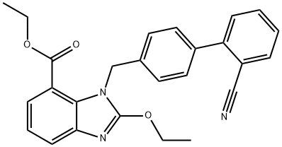 Etil-2-etoksi-1-[[(2'-cianobifenil-4-il) metil] benzimidazol]-7-karboksilat