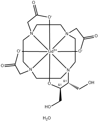 gadolinij, [10-[2-(hidroksi-kO)-3-hidroksi-1-(hidroksimetil)propil]-1,4,7,10-tetraazaciklododekan-1, 4,7-triacetato(3-)-kN1,kN4,kN7,kN10,kO1,kO4,kO7]-,monohidrat, [SA-8-1425362'5'-(R*,S*)]- (9CI)