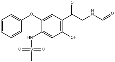 Metansulfonamid, N-[4-[2-(forMylaMino)acetil]-5-hidroksi-2-fenoksifenil]-