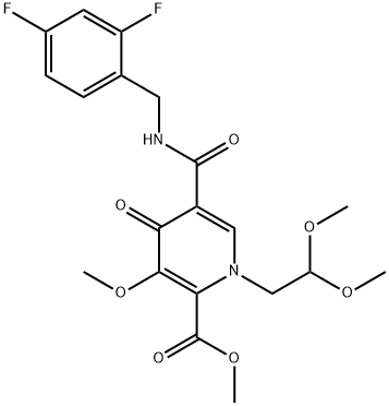 Metil-5-(2,4-difluorobenzilkarbamoil)-1-(2,2-dimetoksietil)-3-metoksi-4-okso-1,4-dihidropiridin-2-karboksilat