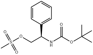 1,1-dimetiletil ester N-[(1R)-2-[(metilsulfonil)oksi]-1-feniletil]karbamske kisline