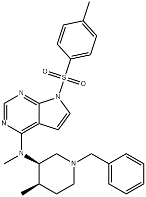 N-((3R,4R)-1-benzil-4-metilpiperidin-3-il)-N-metil-7-tozil-7H-pirolo[2,3-d]pirimidin-4-amin