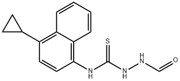 N-(4-ciklopropil-1-naftalenil)-2-formilhidrazinkarbotioamid