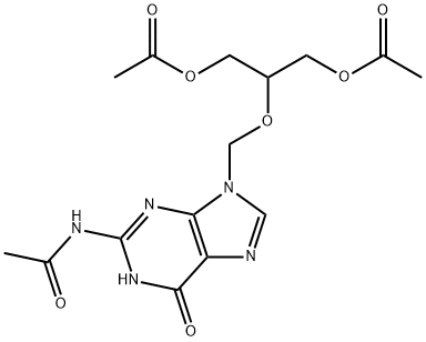 N-[9-[[2-(acetiloksi)-1-[(acetiloksi)metil]etoksi]metil]-6,9-dihidro-6-okso-1H-purin-2-il]acetamid