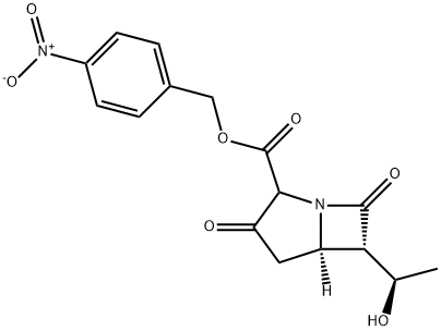 p-nitrobenzil-6-(1-hidroksietil)-1-azabiciklo(3.2.0)heptan-3,7-dion-2-karboksilat