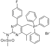 Fosfonij, [[4-(4-fluorofenil)-6-(1-metiletil)-2-[metil(metilsulfonil)amino]-5-pirimidinil]me