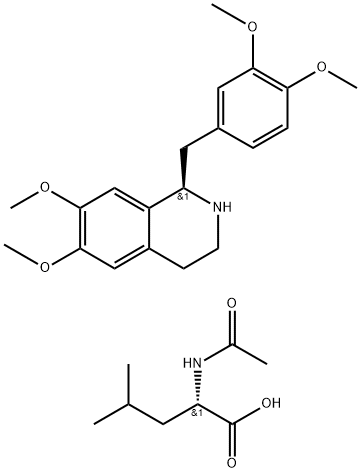R-tetrahidropapaverin N-acetil-L-levcinat