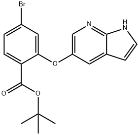 terc-butil 2-((1H-pirolo[2,3-b]piridin-5-il)oksi)-4-bromobenzoat