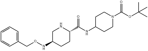 terc-butil 4-((2S,5R)-5-(benziloksiamino)piperidin-2-karboksamido)piperidin-1-karboksilat 4-metilbenzensulfonat