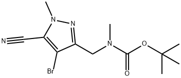 terc-butil((4-bromo-5-ciano-1-metil-1H-pirazol-3-il)metil)(metil)karbamat