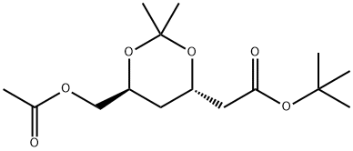 terc-butil (4R-cis)-6-[(acetiloksi)metil]-2,2-dimetil-1,3-dioksan-4-acetat