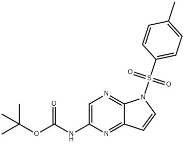 terc-butil 5-tozil-5H-pirolo[2,3-b]pirazin-2-ilkarbamat